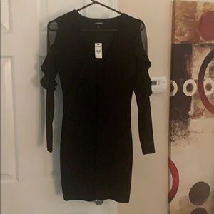 Black long sleeved dress